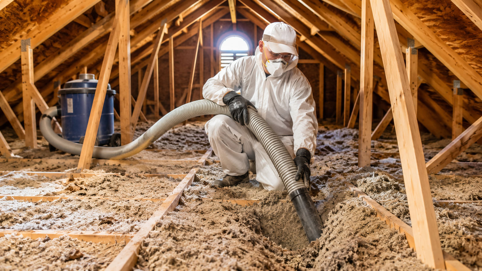 Attic Insulation Removal