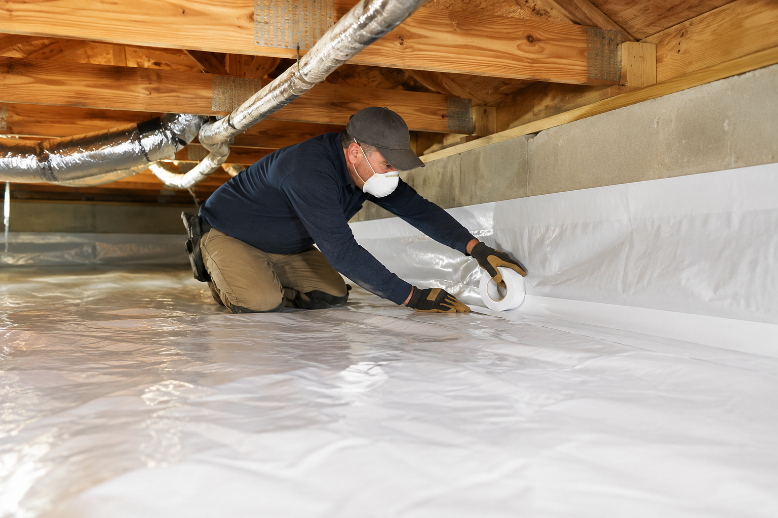 Vapor Barrier Installation